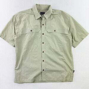 Patagonia Island Hopper Shirt Size L Mens Sage 52169